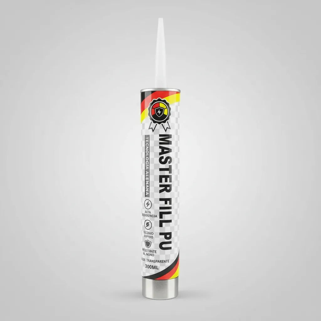 Sellador Poliuretano Transparente 300ml Master Fill